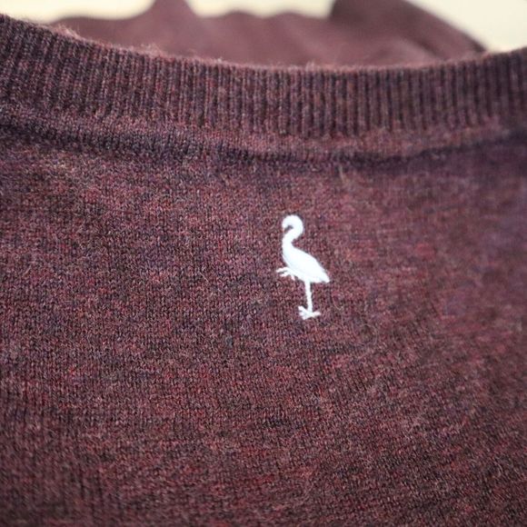 Tailorbyrd M220S2401 Men's Sz XL Purple Merino Wool Crew Neck Sweater - Picture 4 of 6